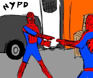 Meme generator, instant notifications, image/video download, achievements. Spiderman pointing at Spiderman - Drawception