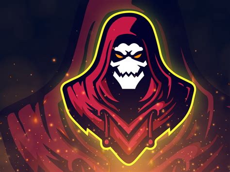 Dribbble Reaper Mascot 01png By Zahid Hossain