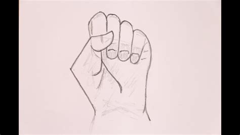 How To Draw Hand Very Simple Tutorial Youtube