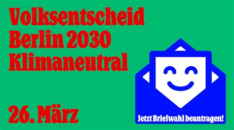 Eventkalender Volksentscheid Berlin 2030 Klimaneutral Medianet