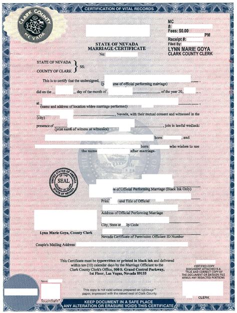 Marriage Certificate Usa Nevada Beglaubigte Übersetzungen