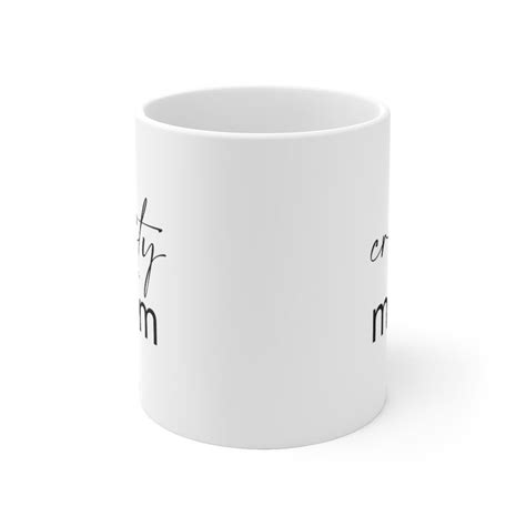 Crafty Mom Coffee Cup Personalized Coffee Mug Custom Mug Love Etsy