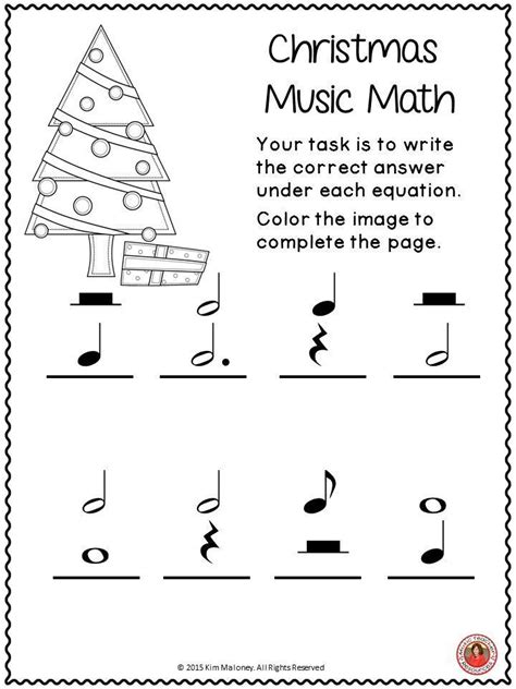 Music Worksheets For Kids Printable Free