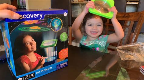 Tessas Toybox Discovery Art Projector Unboxing Youtube