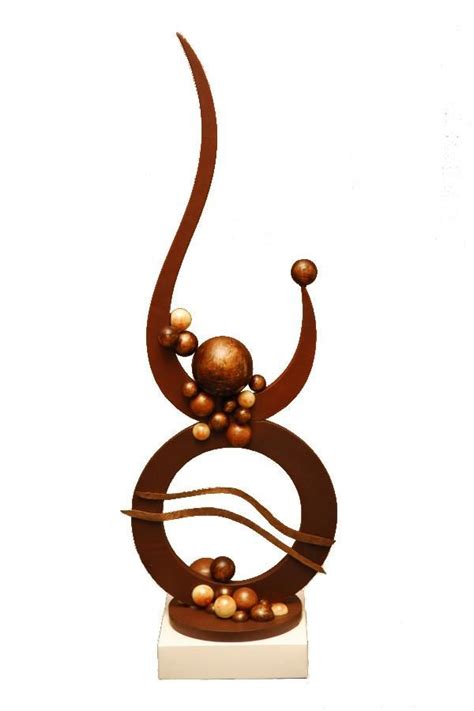 Abstract Sculpture 2 Chocolate Showpiece Chocolate Sculptures