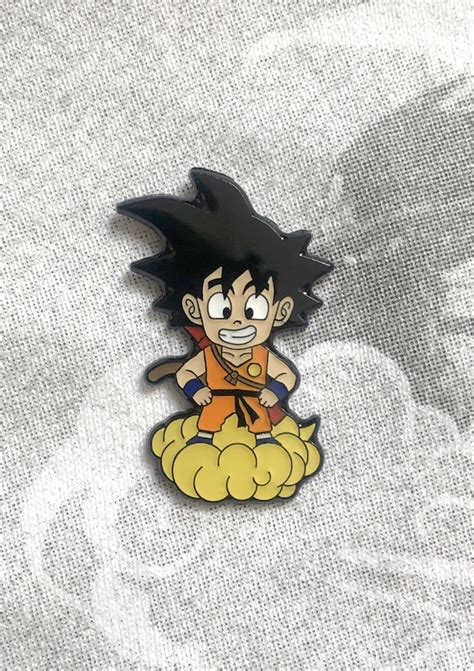 Kid Goku Metal Pin Origamigne Shop