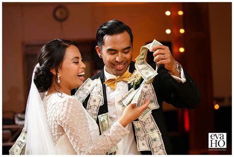 the money dance wishing good fortune to the bride and groom this is a