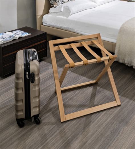 Folding Wooden Luggage Rack For Hotel