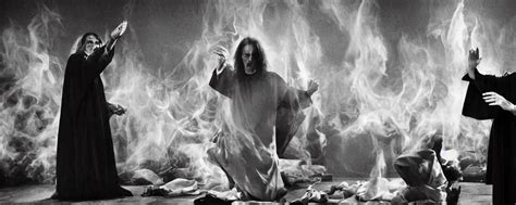 Priest Performing Exorcism Directed By John Carpenter Stable