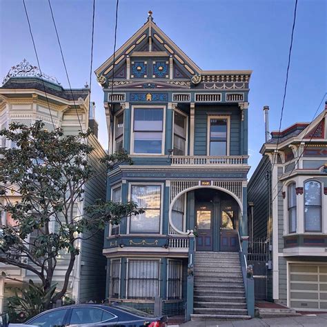 San Francisco California Architecture Victorian Style Homes