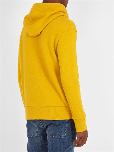 Lyst Gucci Modern Future Wildcat Hoodie In Yellow For Men