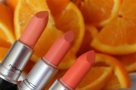 Mac All About Orange Lipsticks Review The Sunday Girl