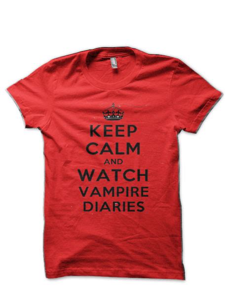 The Vampire Diaries Red T Shirt Swag Shirts