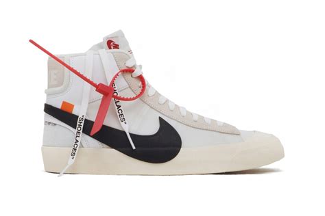 Designer Virgil Abloh Reconstructs 10 Iconic Nike Shoes