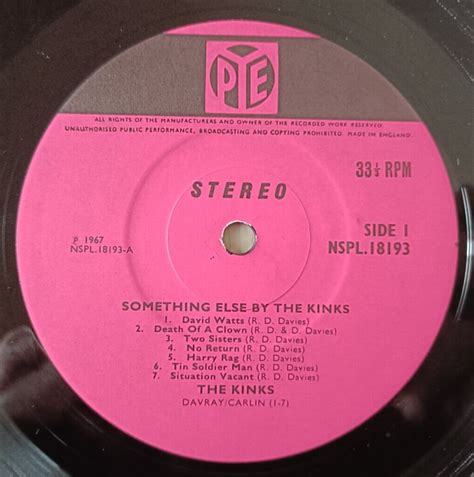 Popsike Com The Kinks LP Something Else UK Pye St Press INCREDIBLE COPY BEST IVE EVER HAD