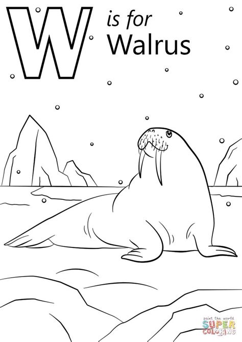 Arctic Animals Coloring Pages Pdf