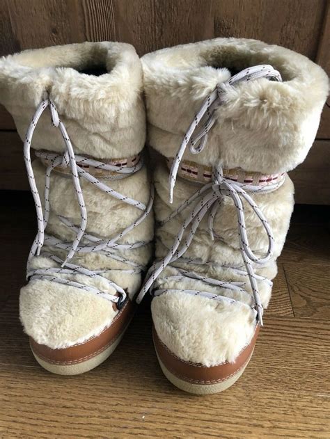 Marc Jacobs Faux Fur Moon Boots S 7 7 5 Rare Moon Boots Moonboots 59 99 End Date Friday