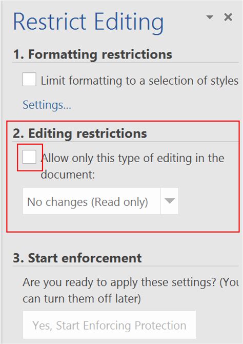 Restrict Editing In Microsoft Word The Office Corner