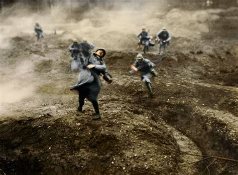 32 Colorized Photos That Bring The Horrors Of Wwis Trenches And