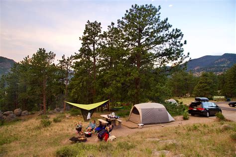 Moraine Park Campground Rocky Mountain National Park Wiscohana
