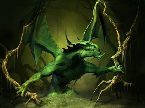 Green Dragon - Fantasy Dragons