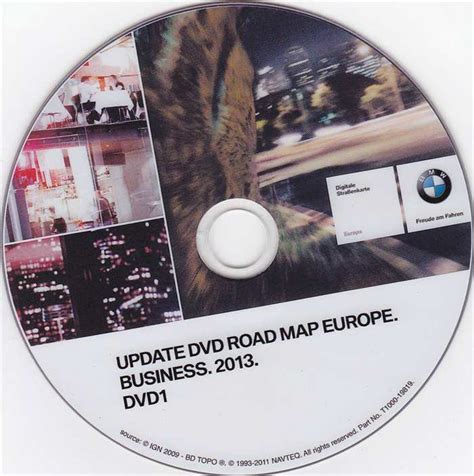 2013 Bmw Navigation Dvd Road Map Europe Business Western And Eastern