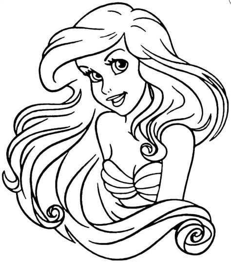 Desenhos Da Ariel Para Imprimir E Colorir Blog Ana Giovanna
