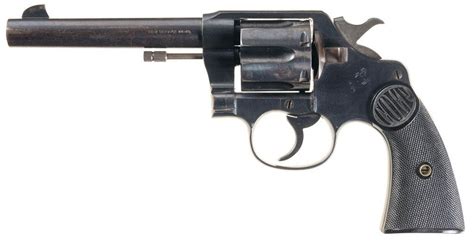 Colt New Service Double Action Revolver In 44 40