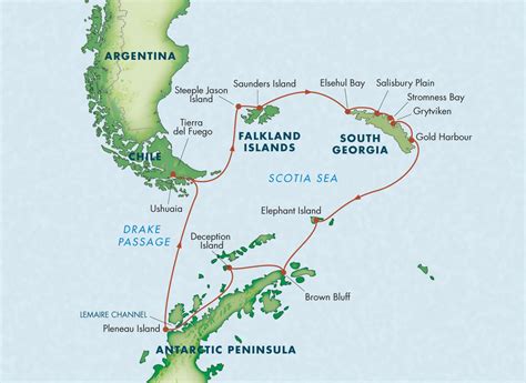 Overview Antarctica South Georgia And The Falkland Islands South