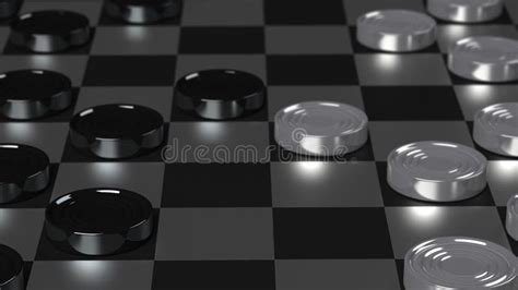 Checkers Game Stock Vector Illustration Of Pawn Board 5267218