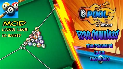 Gameplay dalam 8 ball pool sangat mirip dengan game biliar lainnya. 8 Ball Pool - MOD Long Line - free download - YouTube