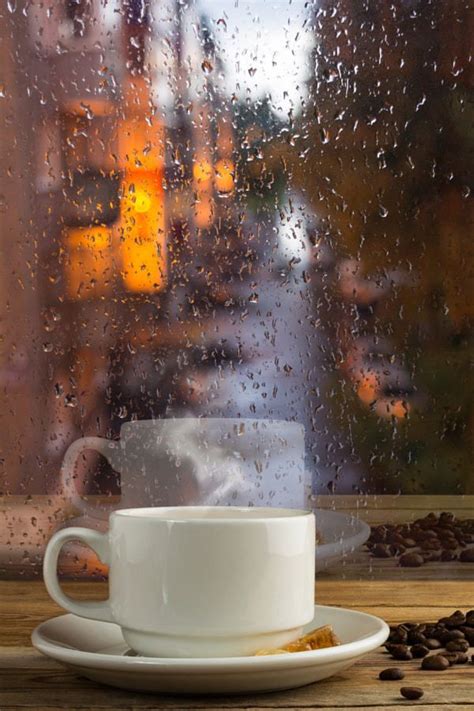 Perfect Storm Rain And Coffee Rainy Window Rainy Day Photography
