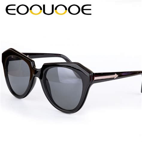 Eoouooe Design Men Cat Eye Sun Glasses Mirror Polarized Goggles Driving