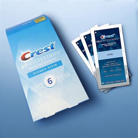 Buy Crest 3d Whitestrips Classic Vivid Teeth Whitening Kit 20 Count