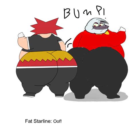 Fat Eggete Giving Fat Starlite A Booty Bump By Inflationrules On Deviantart
