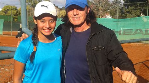 Andanin La Joven Hija De Guillermo Vilas Que Es Una De Las Grandes Promesas Del Tenis Argentino