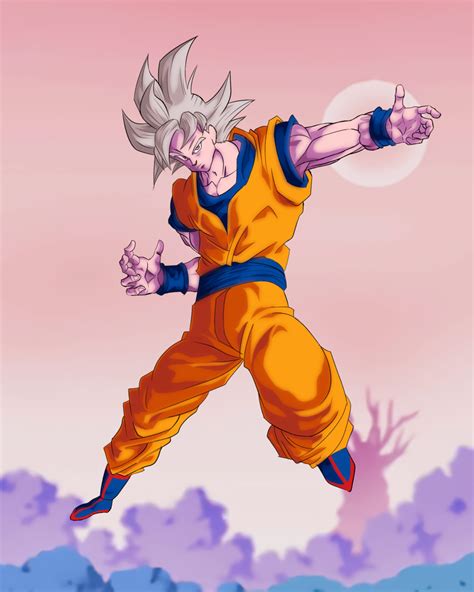 dbs super hero goku awarrier illustrations art street