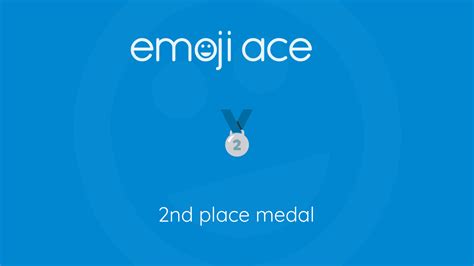 🥈 2nd Place Medal Emoji Ace