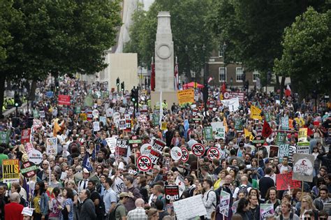 Uk Anti Austerity Protests Thousands Rally In Central London Against