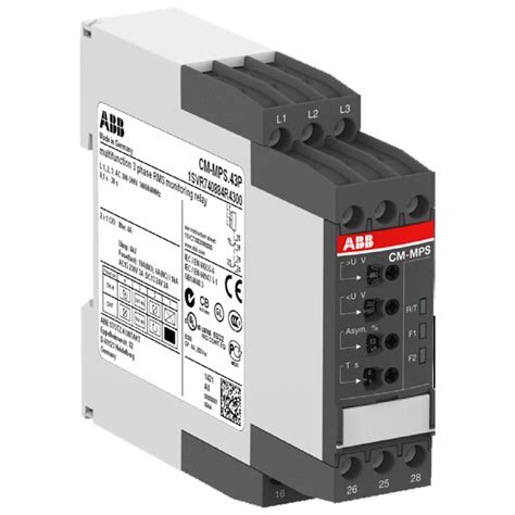 Abb Cm Mps43 Multifunctional Three Phase Monitoring Relay