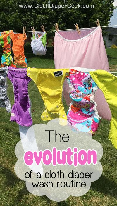 The Evolution Of A Cloth Diaper Wash Routine Over 7 Years