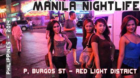 Manila Philippines Nightlife Makatis P Burgos Street Youtube