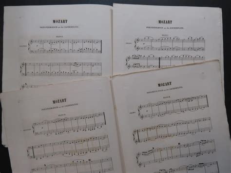 Haendel Mozart Weber Pièces Pour 2 Pianos 8 Mains Ca1882 By Haendel