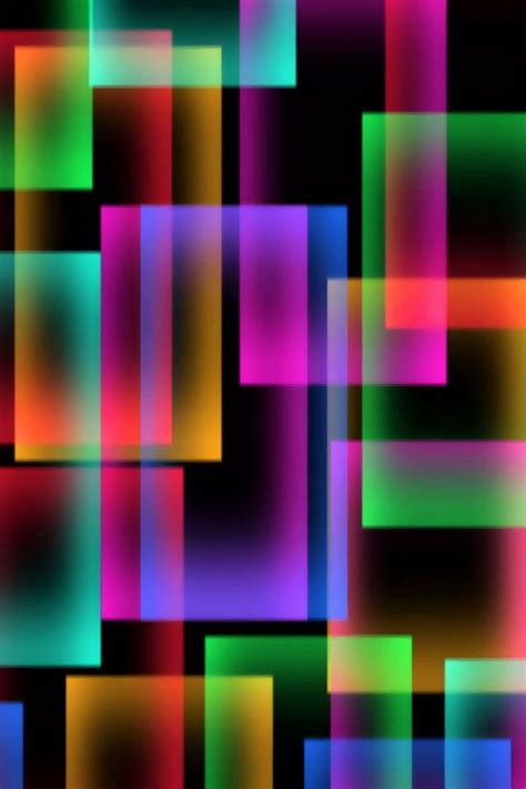 Neon Abstract Fractals Fractal Art Wallpaper Backgrounds