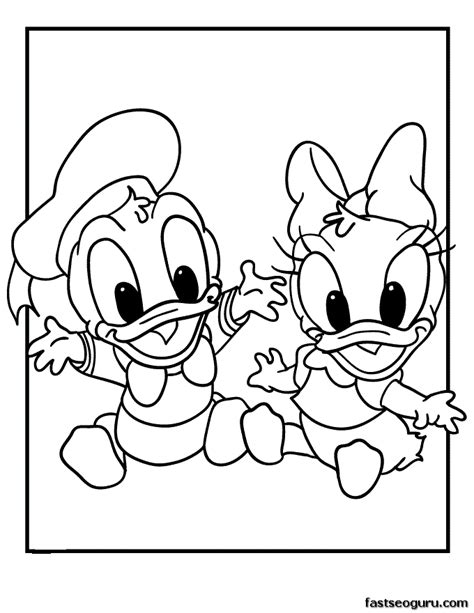 Daisy Duck Coloring Pages To Print Coloring Home