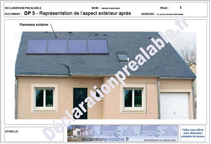 Declaration Travaux Panneaux Photovoltaiques S Informer