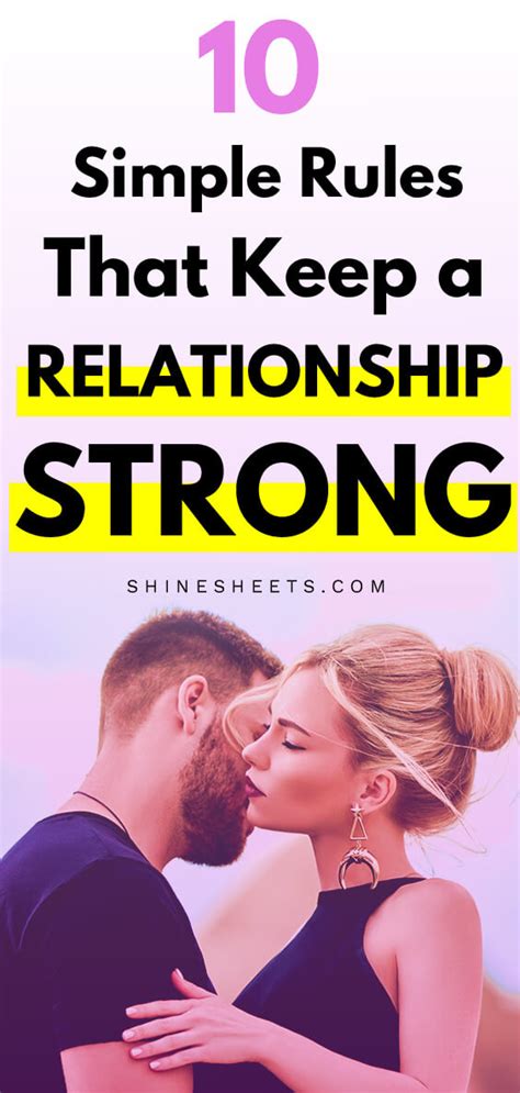 10 Relationship Rules That Keep Relationships Strong And Healthy