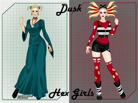 Hex Girl Dusk Then And Now By Autumnrose83 Hex Girls Scooby Doo