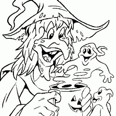 digital dunes  halloween witch coloring pictures