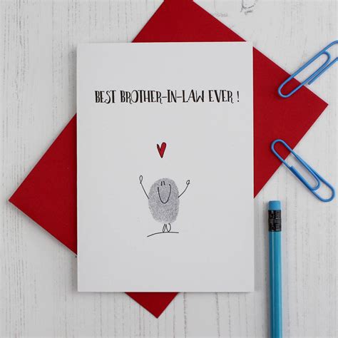 Best Brother In Law Ever Card By Adam Regester Design